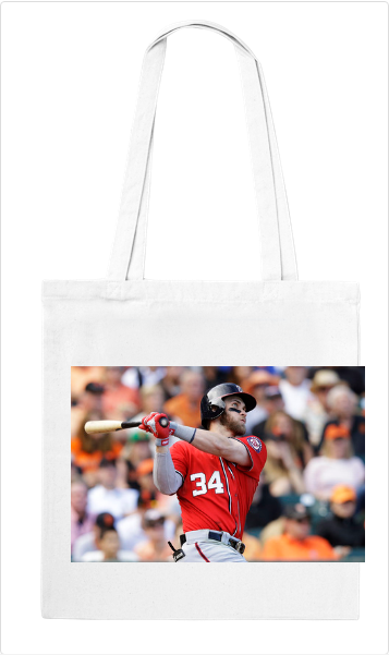 Bryce Harper Tote Bag