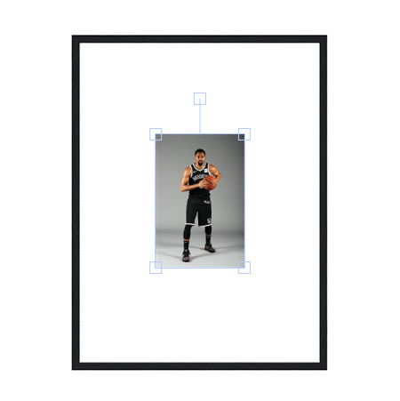 Spencer Dinwiddie Metal Framed Poster