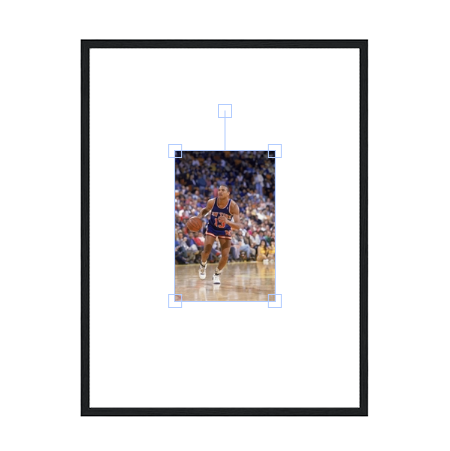 Mark Jackson Wooden Framed Poster