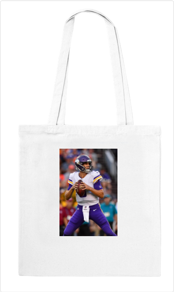 Kirk Cousins Tote Bag