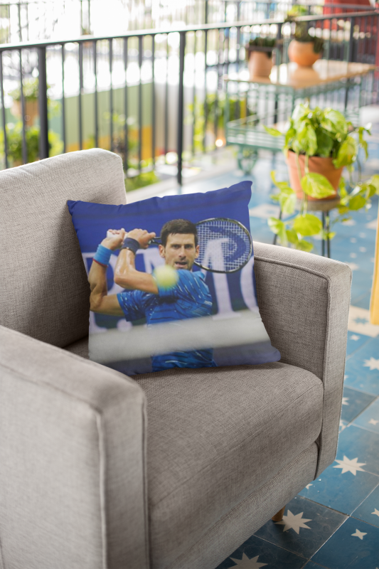 Novak Djokovic Pillow