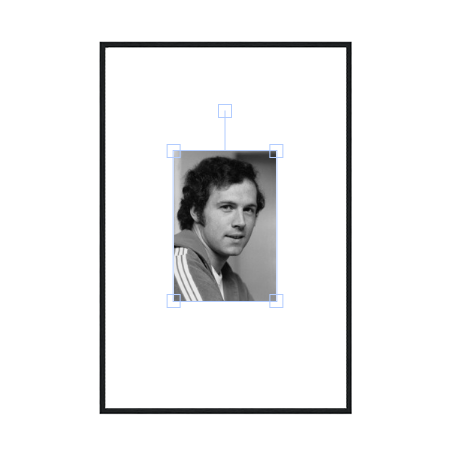 Franz Beckenbauer Wooden Framed Poster