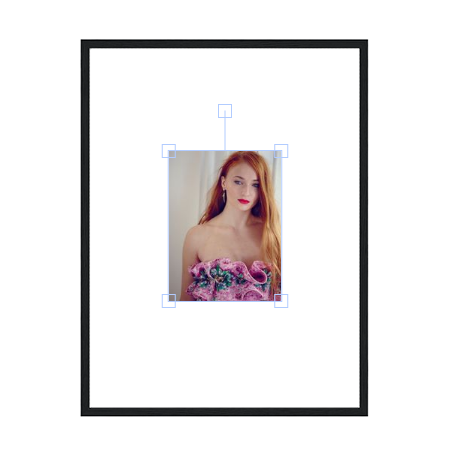 Sophie Turner Metal Framed Poster