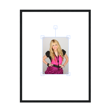 Miley Cyrus Wooden Framed Poster
