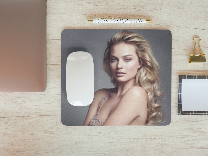 Margot Robbie Mouse Pad