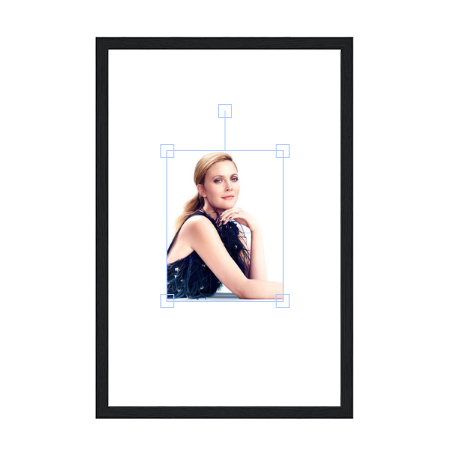 Drew Barrymore Metal Framed Poster